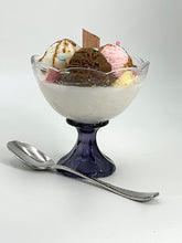 Load image into Gallery viewer, soy candle sculpted into ice cream sunday