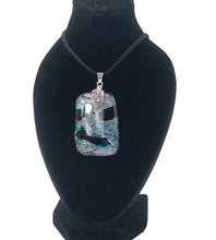 Load image into Gallery viewer, Fused glass dichroic pendants
