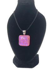 Load image into Gallery viewer, Fused glass dichroic pendants
